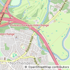 Map of Manchester, Greater Manchester