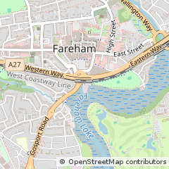 Map of Fareham, Hampshire