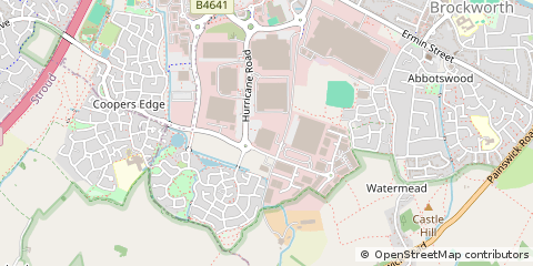 Map of Gloucester, Gloucestershire