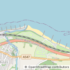 Map of Abergele, Conwy