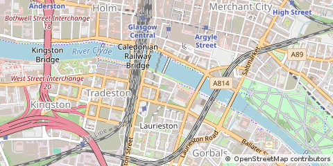 Map of Lanarkshire