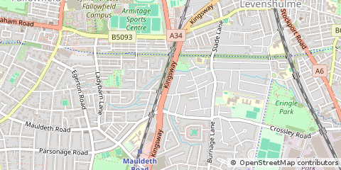 Map of Manchester