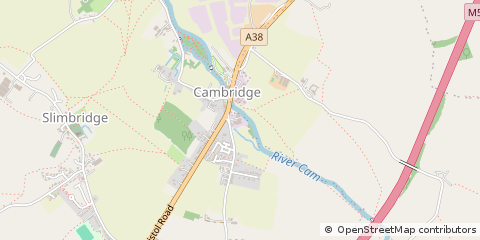 Map of Gloucester, Gloucestershire