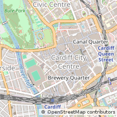 Map of Cardiff