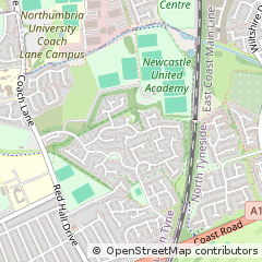 Map of Newcastle Upon Tyne
