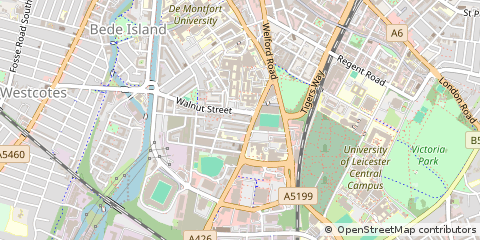 Map of Leicester