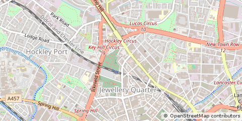 Map of Birmingham, West Midlands