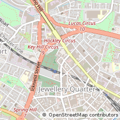 Map of Birmingham, West Midlands