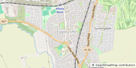 Map of Stockton-on-Tees