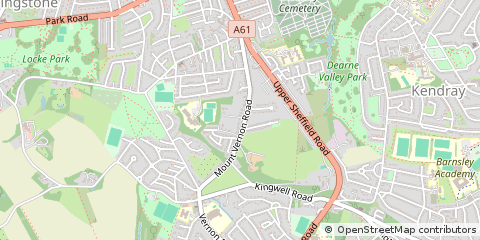 Map of Barnsley