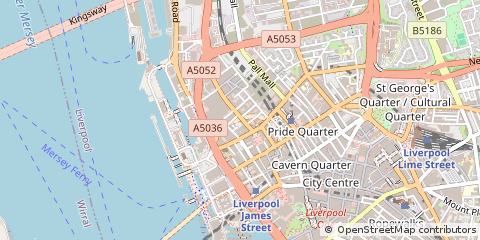 Map of Merseyside