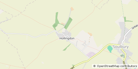 Map of NR Soulbury, Bedfordshire
