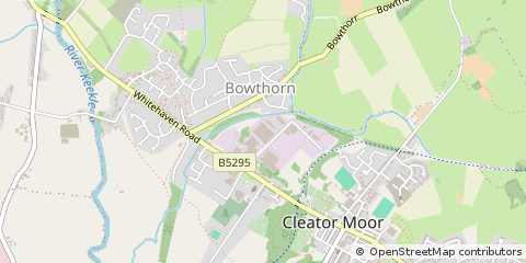 Map of Cleator Moor