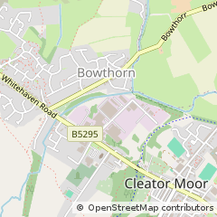 Map of Cleator Moor