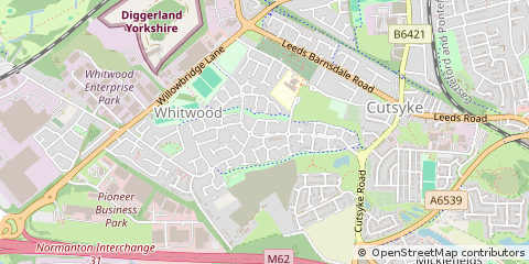 Map of Castleford