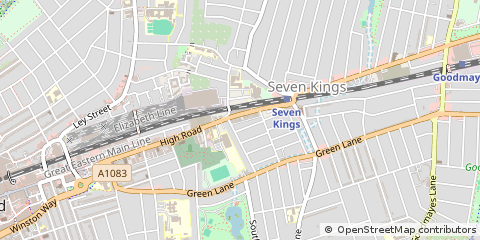 Map of Ilford