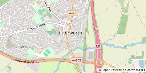 Map of Lutterworth