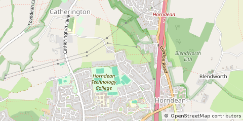 Map of Waterlooville, Hampshire