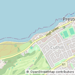 Map of Prestonpans, East Lothian