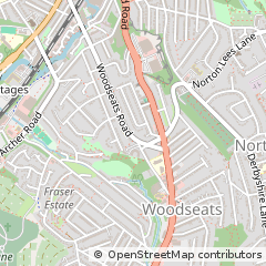 Map of Sheffield