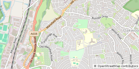 Map of Derby, Derbyshire