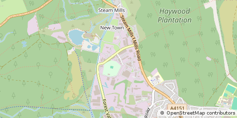 Map of Cinderford