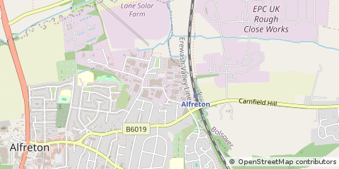 Map of Alfreton