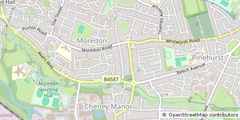 Map of Swindon
