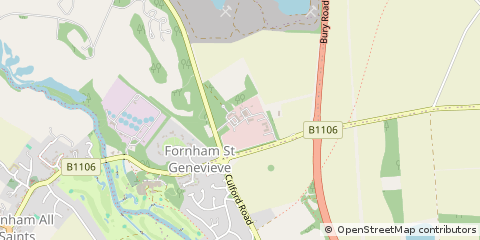 Map of Bury ST Edmunds, Suffolk