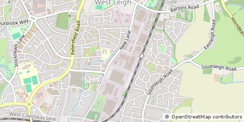 Map of Havant, Hampshire