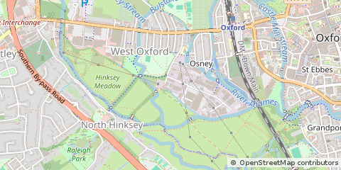 Map of Oxford, Oxfordshire