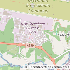 Map of Thatcham, Berkshire