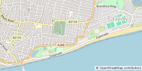 Map of Southsea, Hampshire