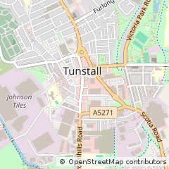 Map of Stoke-on-Trent, Staffordshire
