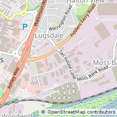 Map of Widnes, Cheshire