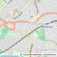 Map of Poole, Dorset
