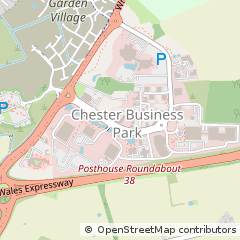 Map of Chester, Cheshire