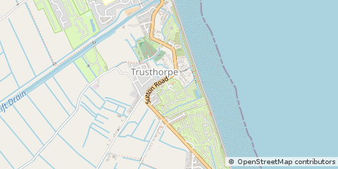 Map of Mablethorpe, Lincs