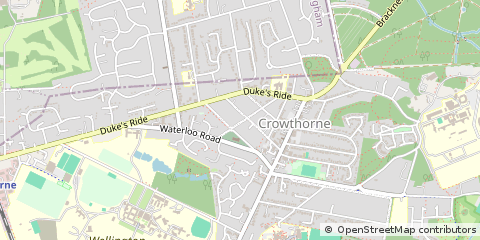 Map of Crowthorne