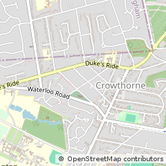 Map of Crowthorne