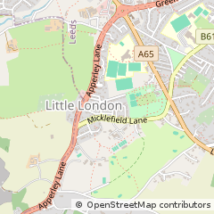 Map of Weeton, West Yorkshire