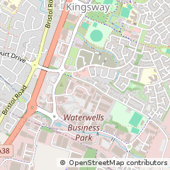 Map of Quedgeley, Glos