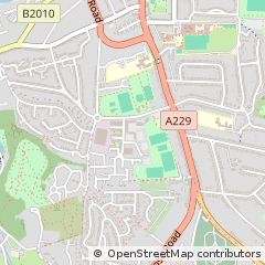 Map of Maidstone, Kent