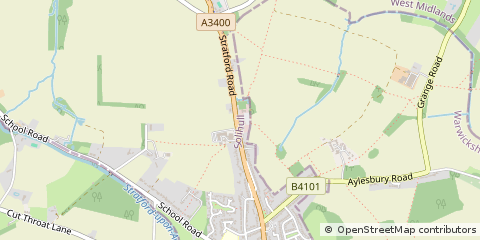 Map of Solihull, West Midlands