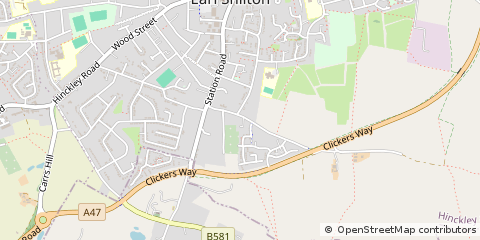 Map of Leicester