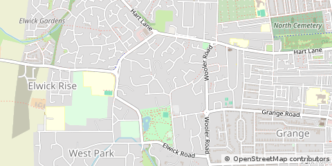 Map of Hartlepool, Cleveland
