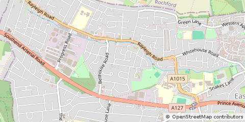 Map of Leigh on SEA, Essex