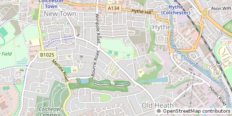 Map of Colchester