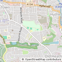 Map of Colchester