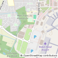 Map of Doncaster, South Yorkshire
